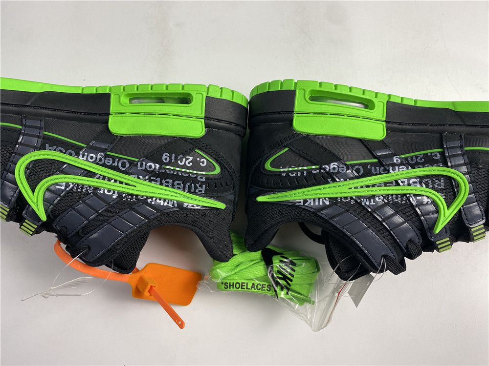 OFF-WHITE x Nike Air Rubber Dunk Green Strike CU6015-001